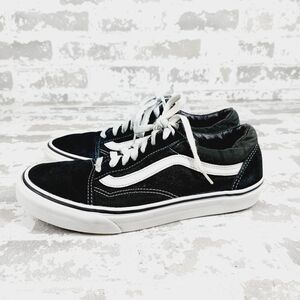 Vans Off The Wall Old Skool Black Suede Lace up Low-top Skate Sneakers